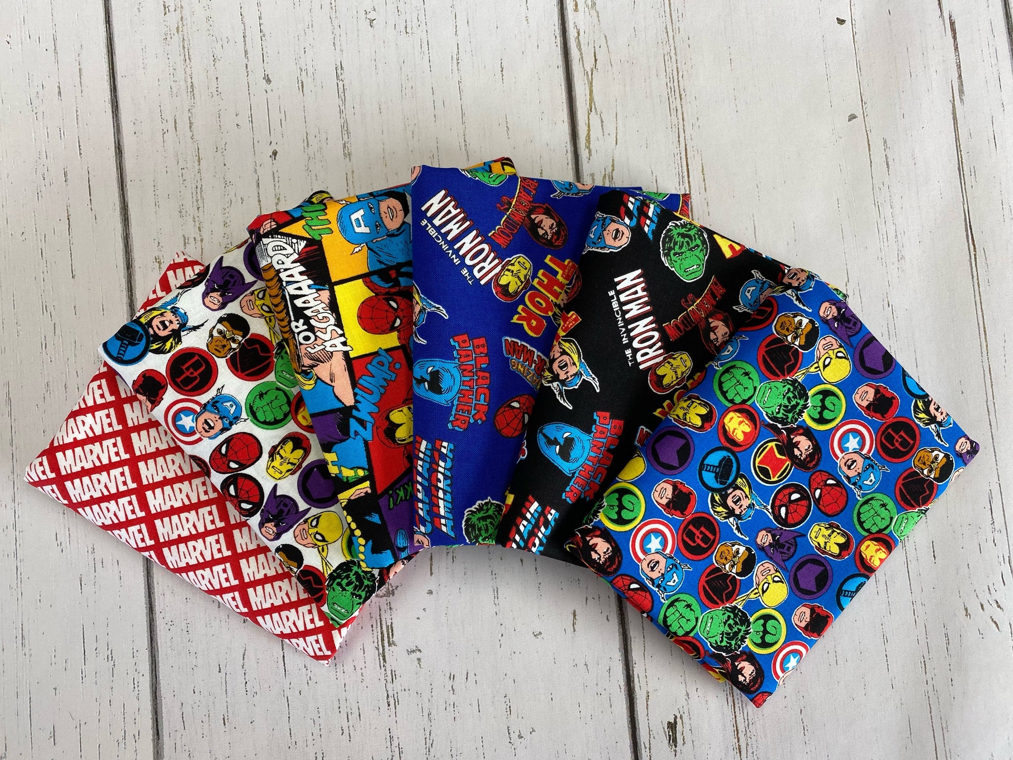 Licensed Marvel Comics Collection 4 Comic Frames 13020878-01 Cotton Wo ...