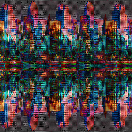 Concrete Jungle A Hoffman Spectrum Print Light Bright V5321H-667 Cotton Woven Fabric