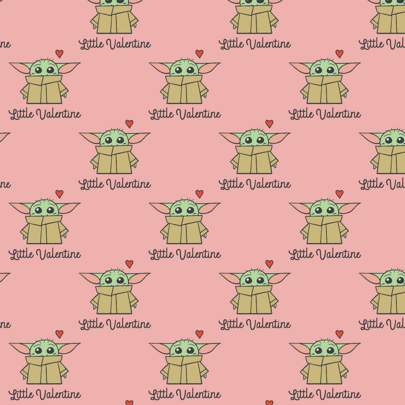 Licensed Valentine's Day II Little Valentine Pink    73800287-02 Cotton Woven Fabric