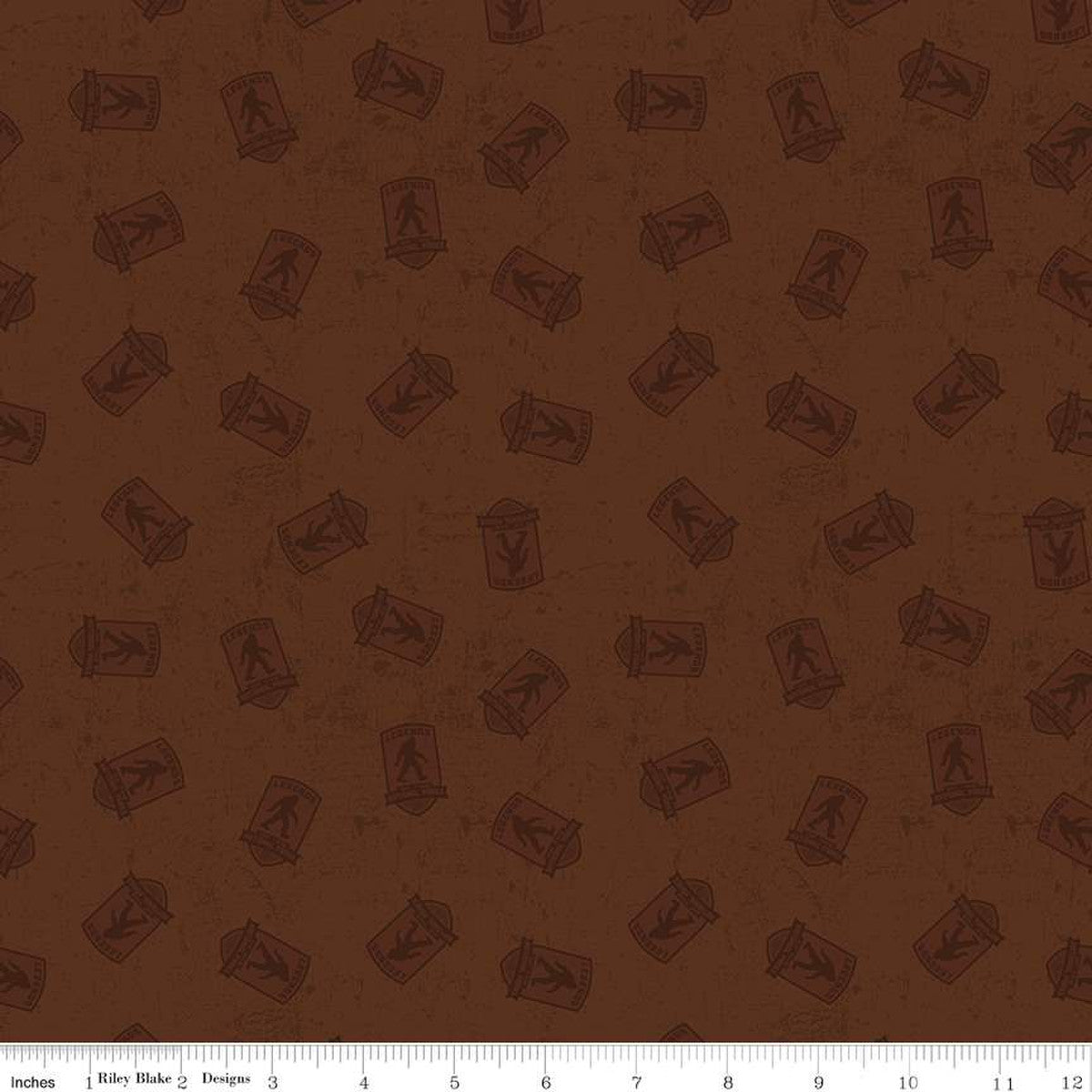 Licensed Legends of National Parks Logo Toss Brown    C13283-BROWN Cotton Woven Fabric