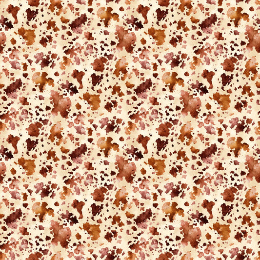 Saddle Up by Ellen & Clark Studio Longhorn Hide Saddle Up    24386-12 Cotton Woven Fabric