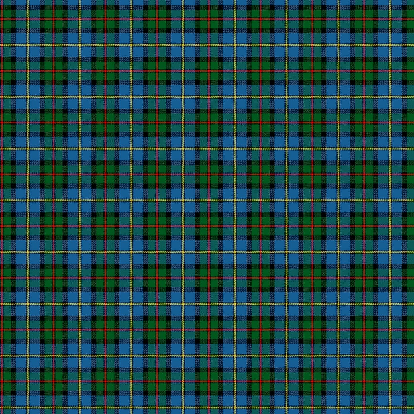 Totally Tartan Yarn Dyed Slightly Brushed Twill MacKenzie Blue Multi    W24506-44 Cotton Woven Fabric