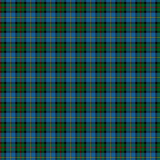 Totally Tartan Yarn Dyed Slightly Brushed Twill MacKenzie Blue Multi    W24506-44 Cotton Woven Fabric