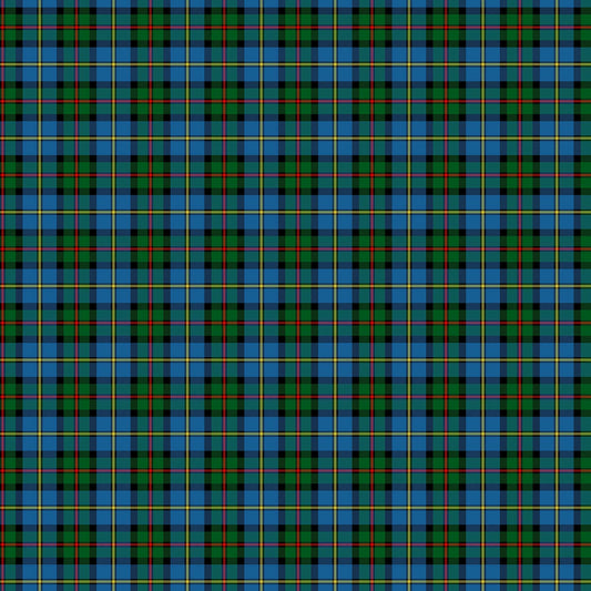 Totally Tartan Yarn Dyed Slightly Brushed Twill MacKenzie Blue Multi W24506-44 Cotton Woven Fabric