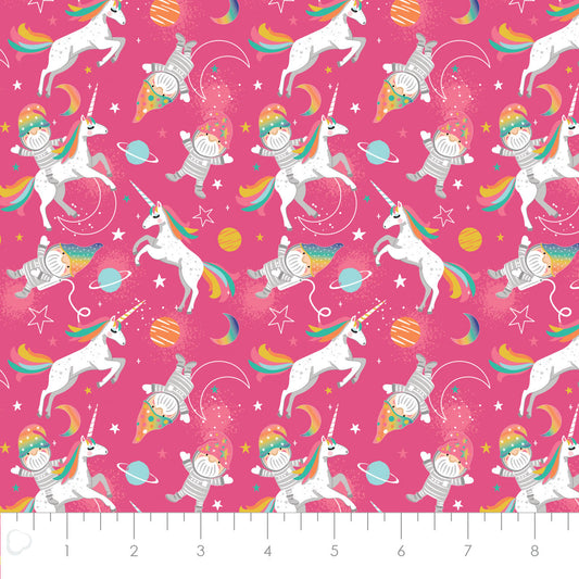 Magical Space Magical Space Pink 50211003-01 Cotton Woven Fabric