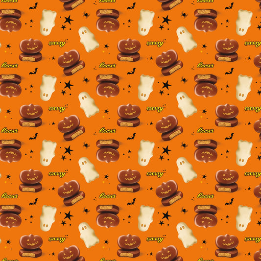 Licensed Hershey Halloween Main Orange C11980R-ORANGE Cotton Woven Fabric