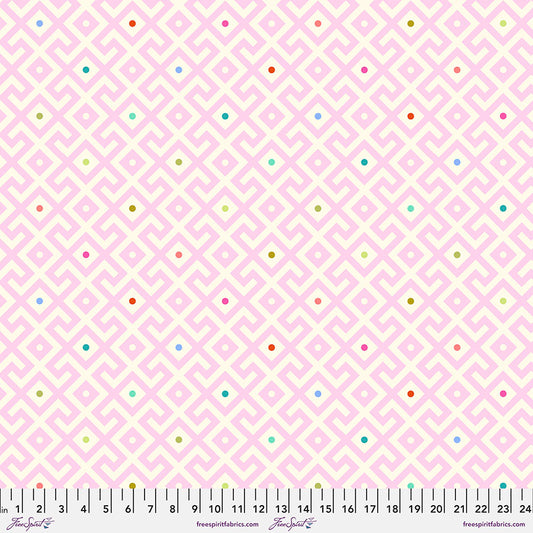 Tula Pink Moon Garden Mama Geo Dawn QBTP010.DAWN 100% Cotton Sateen 108" Wideback