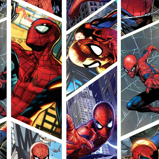 Licensed Marvel Spiderman Marvel Spiderman Comic Shards Digitally Printed    71185A620715 Cotton Woven Fabric