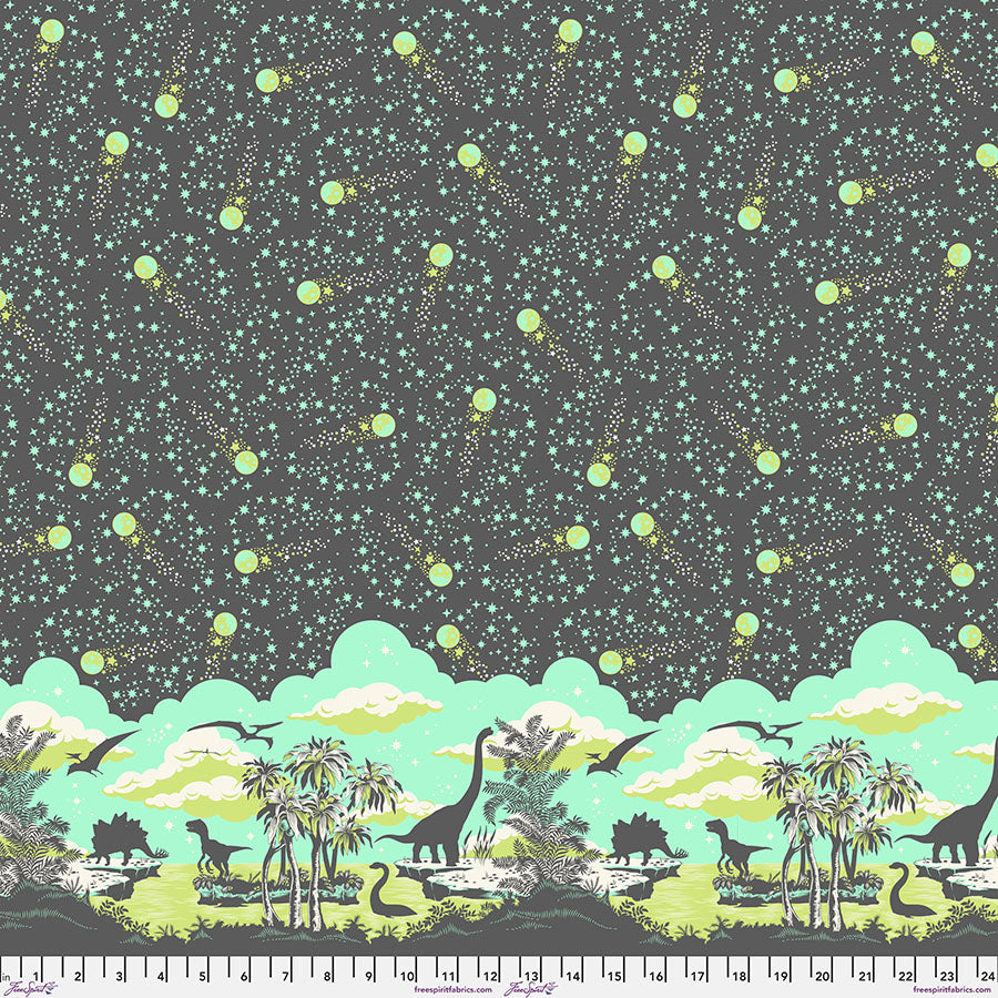 New Arrival: Roar! by Tula Pink Meteor Showers Storm    PWTP226.STORM Cotton Woven Fabric