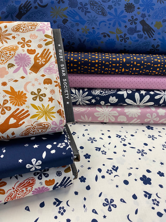 Moonglow by Alexia Marcelle Abegg of Ruby Star Society Garden Sketches    RS4078-11 Cotton Woven Fabric