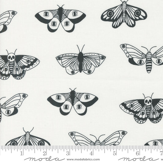 Noir by Alli K Design Mystic Moth Ghost 11543-21 Cotton Woven Fabric