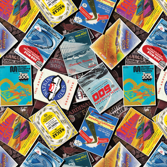 Licensed Disney Character Posters Nascar Poster Toss 39230101-01 Cotton Woven Fabric