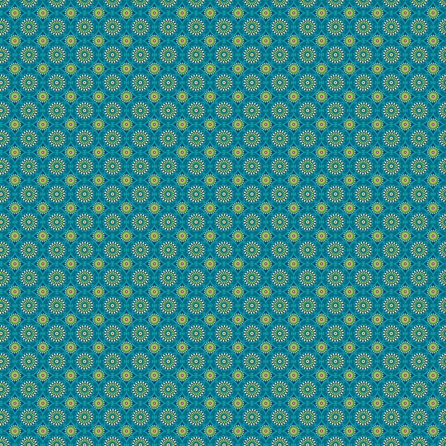 Wild by Natural Born Quilter Brett Lewis Natural Rhythm Turquoise    24974-66 Cotton Woven Fabric