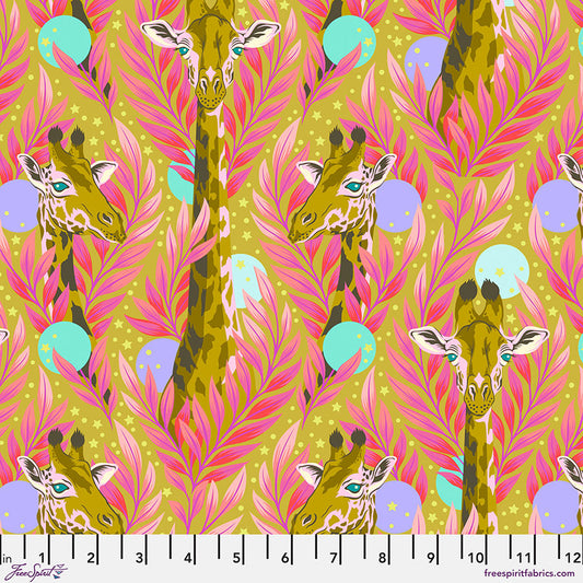 Everglow by Tula Pink Neck for Days Moonbeam    PWTP203.MOONBEAM Cotton Woven Fabric