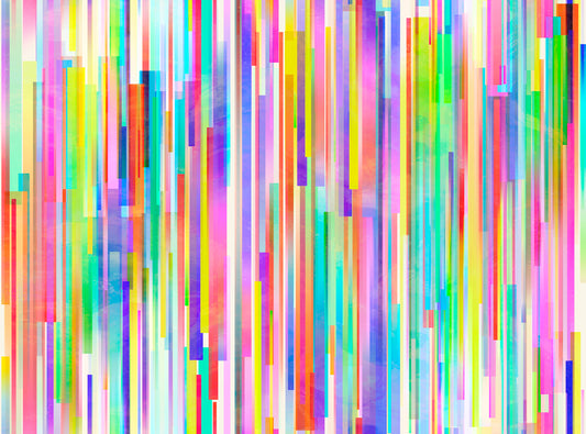 Gradients Parfait Neon Streaks Fantasy 33647-11 Cotton Woven Fabric