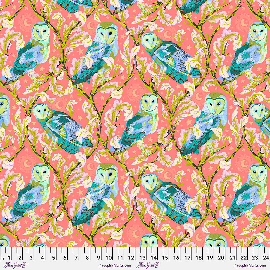 Tula Pink Moon Garden Night Owl Dawn    PWTP197.DAWN Cotton Woven Fabric