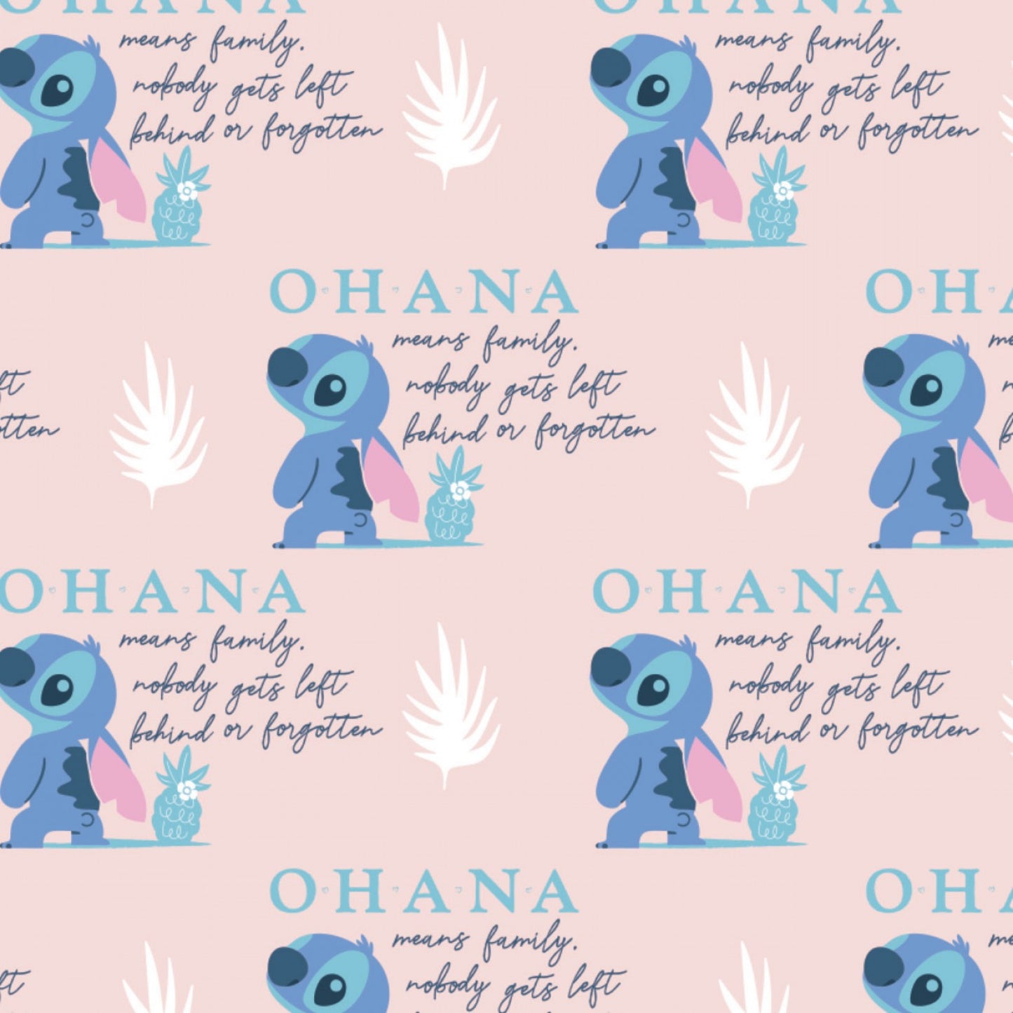 Licensed Stitch Ohana Ohana Pink    85240202-1 Cotton Woven Fabric