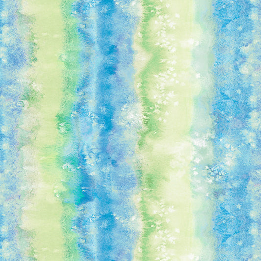 Fairy Garden by Sillier than Sally Designs Ombre Stripe    FAIG5160-BG Cotton Woven Fabric