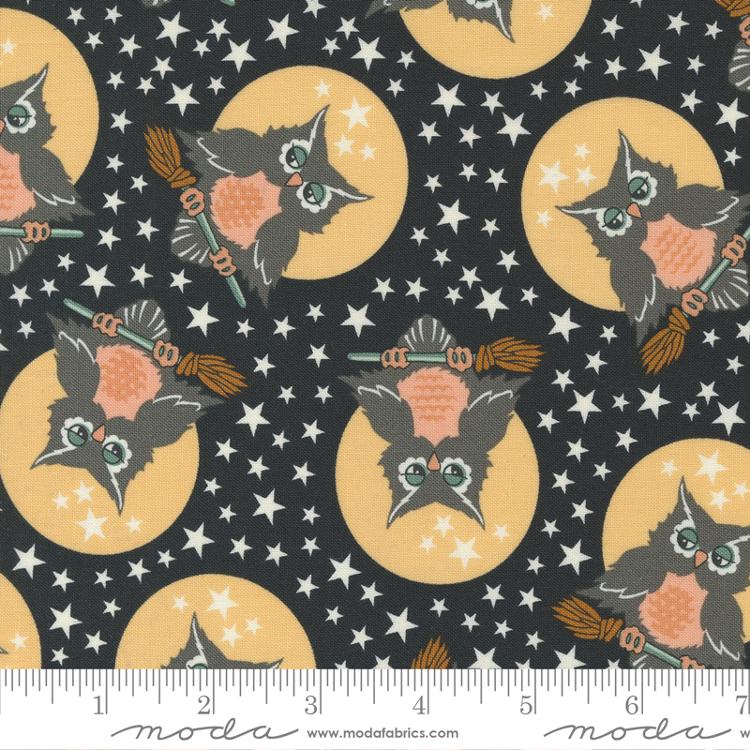 Owl-O-Ween by Urban Chiks Owls Midnight    31190-17 Cotton Woven Fabric