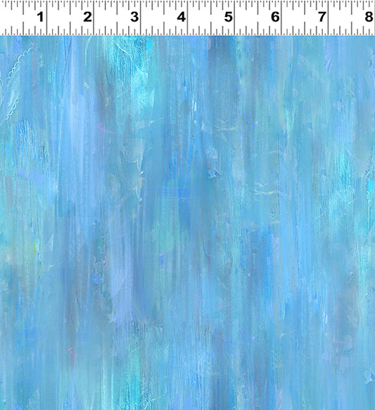 Moments Digital by Kendra Binney Painted Texture Blue Y3745-90 Cotton Woven Fabric