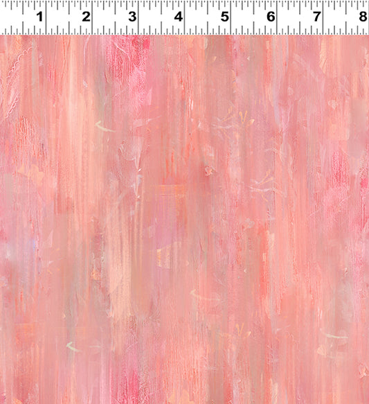 Moments Digital by Kendra Binney Painted Texture Coral Y3745-39 Cotton Woven Fabric