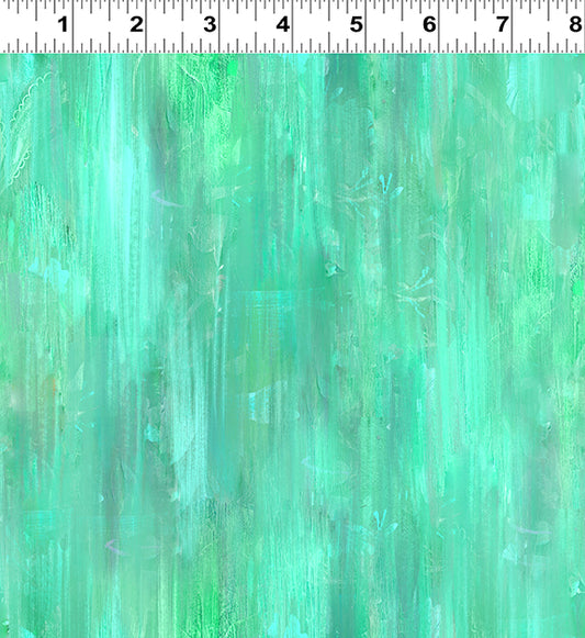 Moments Digital by Kendra Binney Painted Texture Turquoise Y3745-101 Cotton Woven Fabric