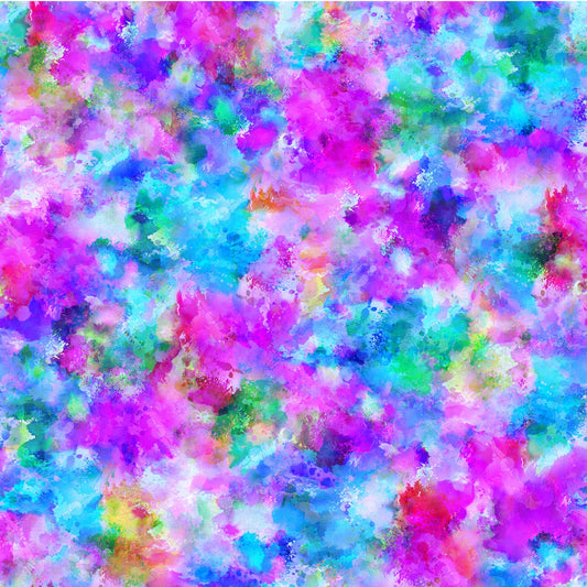 Cosmic Cows Digitally Printed Painters Canvas Blue 594733 Cotton Woven Fabric