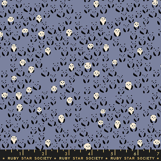 Darlings 2 by Ruby Star Society Panda Bebe Denim    RS5062-14 Cotton Woven Fabric