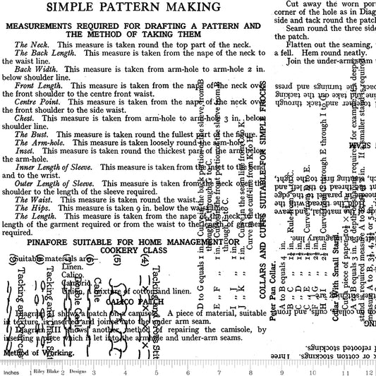 Sew Journal by J. Wecker Frisch Pattern Making White    C13892-WHITE Cotton Woven Fabric