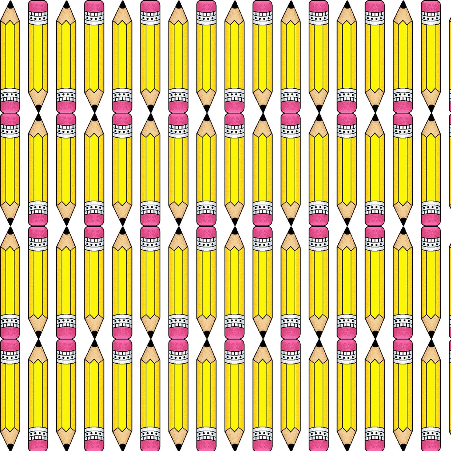 It's Elementary by Pam Bocko Pencil Stripe Yellow    6306S-44 Cotton Woven Fabric