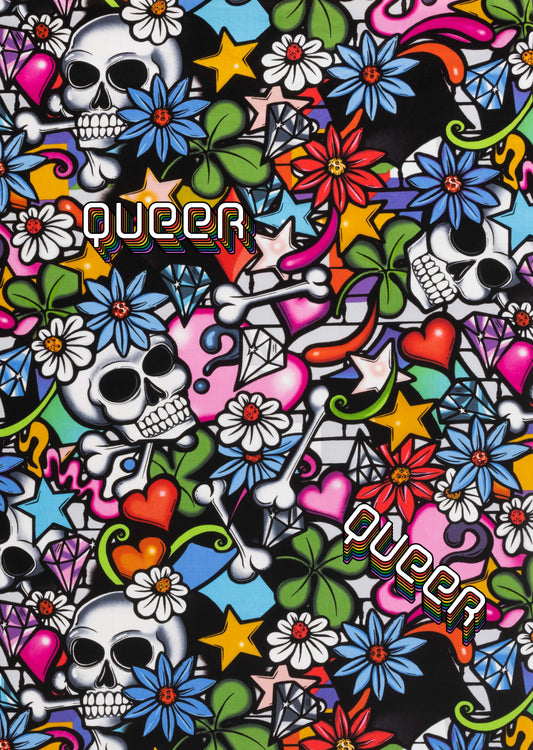 Love is Love Queer Street Black    8945A Cotton Woven Fabric