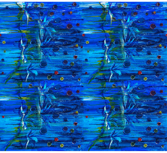 Eau De Parfum by Stephanie Brandenburg of Frond Design Studios Sacre Bleu 40028-45 Cotton Woven Fabric