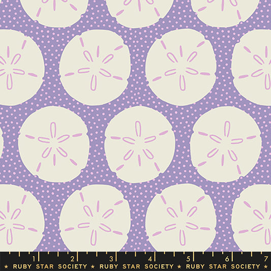 Florida 2 by Sarah Watts for Ruby Star Society Sand Dollar Ghost      RS2056-12 Cotton Woven Fabric