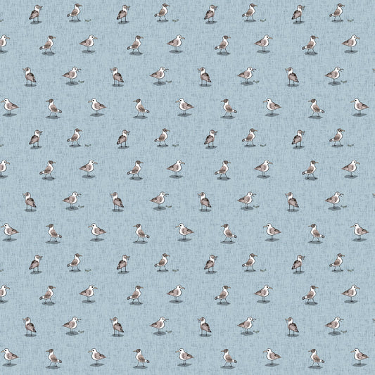 Calm Waters by Bernadett Urbanovics Seagulls Blue    90611-40 Cotton Woven Fabric