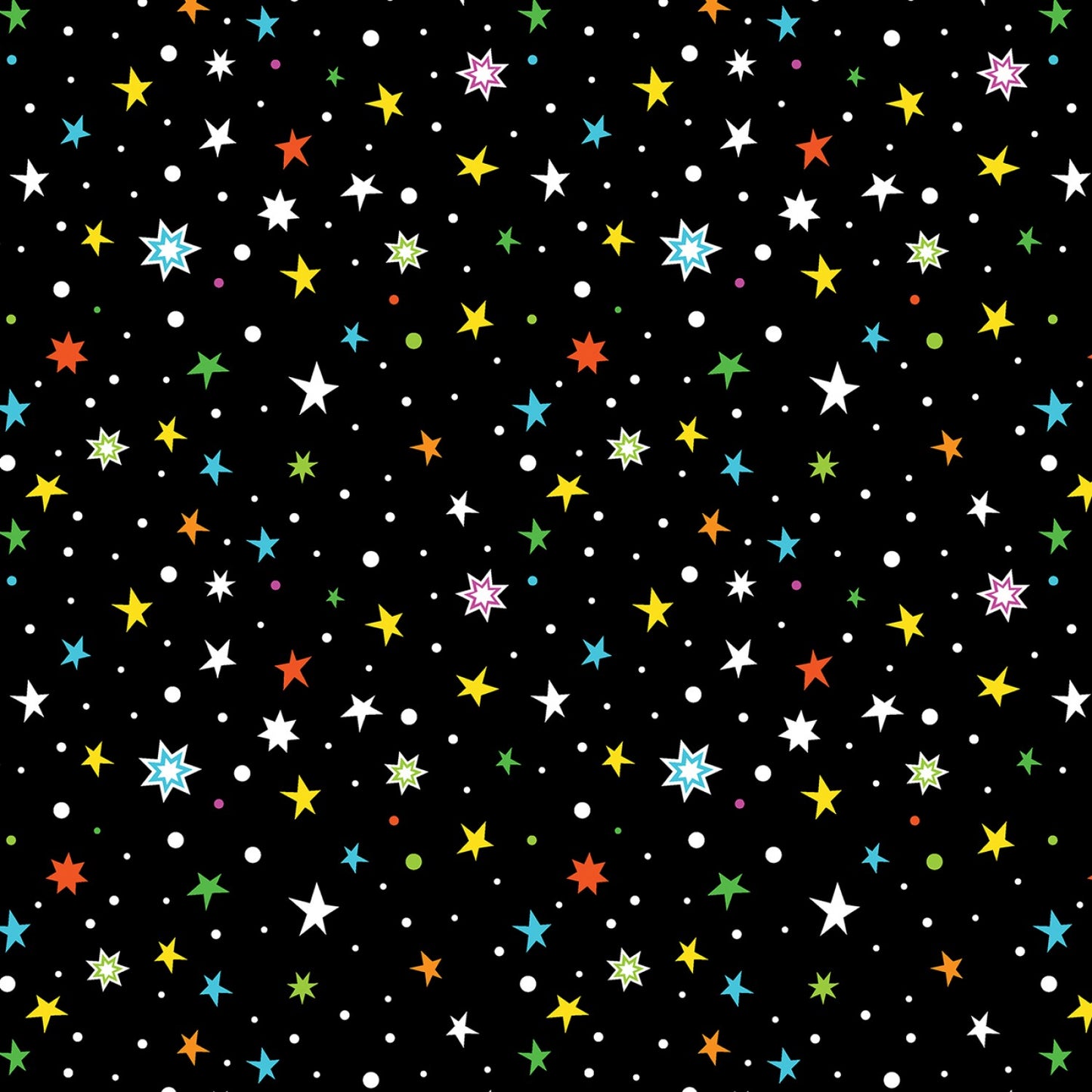 Lift Off Glow in the Dark Star Gazing Black Glows in the Dark  12609GB-12 Cotton Woven Fabric