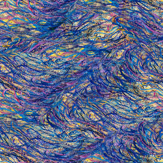 World of Wonder by Josephine Wall Strands 18690-MLT Cotton Woven Fabric