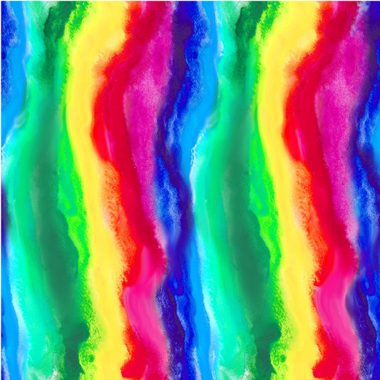 Cosmic Cows Digitally Printed Stripe 594771 Cotton Woven Fabric