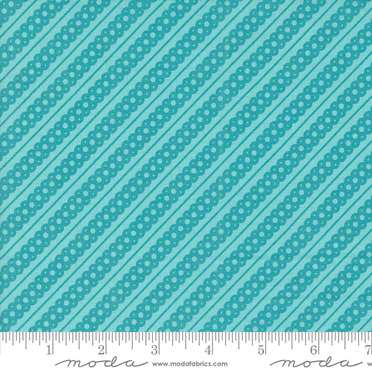 PREORDER ITEM - EXPECTED MAY 2024: Kitty Christmas by Urban Chiks Stripe Stripes Icicle    31205.16 Cotton Woven Fabric