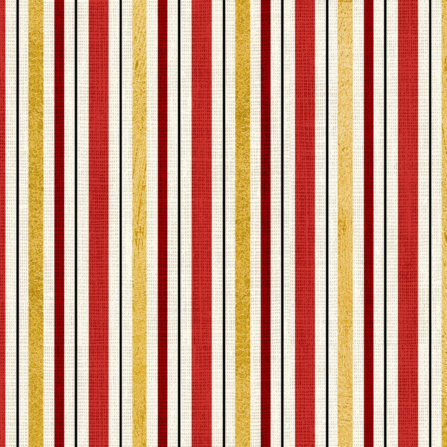 North Pole Express by Pela Studio Stripes Red Multi NPEX4762-R Cotton Woven Fabric