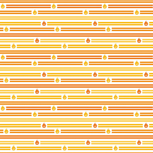 Licensed Hershey Halloween Stripes White    C11984R-WHITE Cotton Woven Fabric