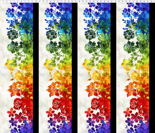 Sunshine by Jason Yenter Sunshine Border 14ss-1 Cotton Woven Fabric