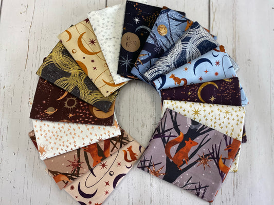 Tails from Under the Moon Fat Quarter Bundle of 15 Prints Rj3900F-FQR Bundle