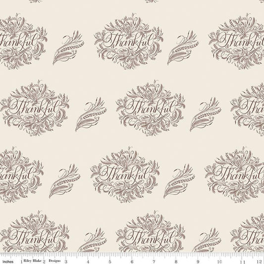 New arrival: Placemats by Hester and Cook Thankful Cream    C13941-CREAM Cotton Woven Fabric