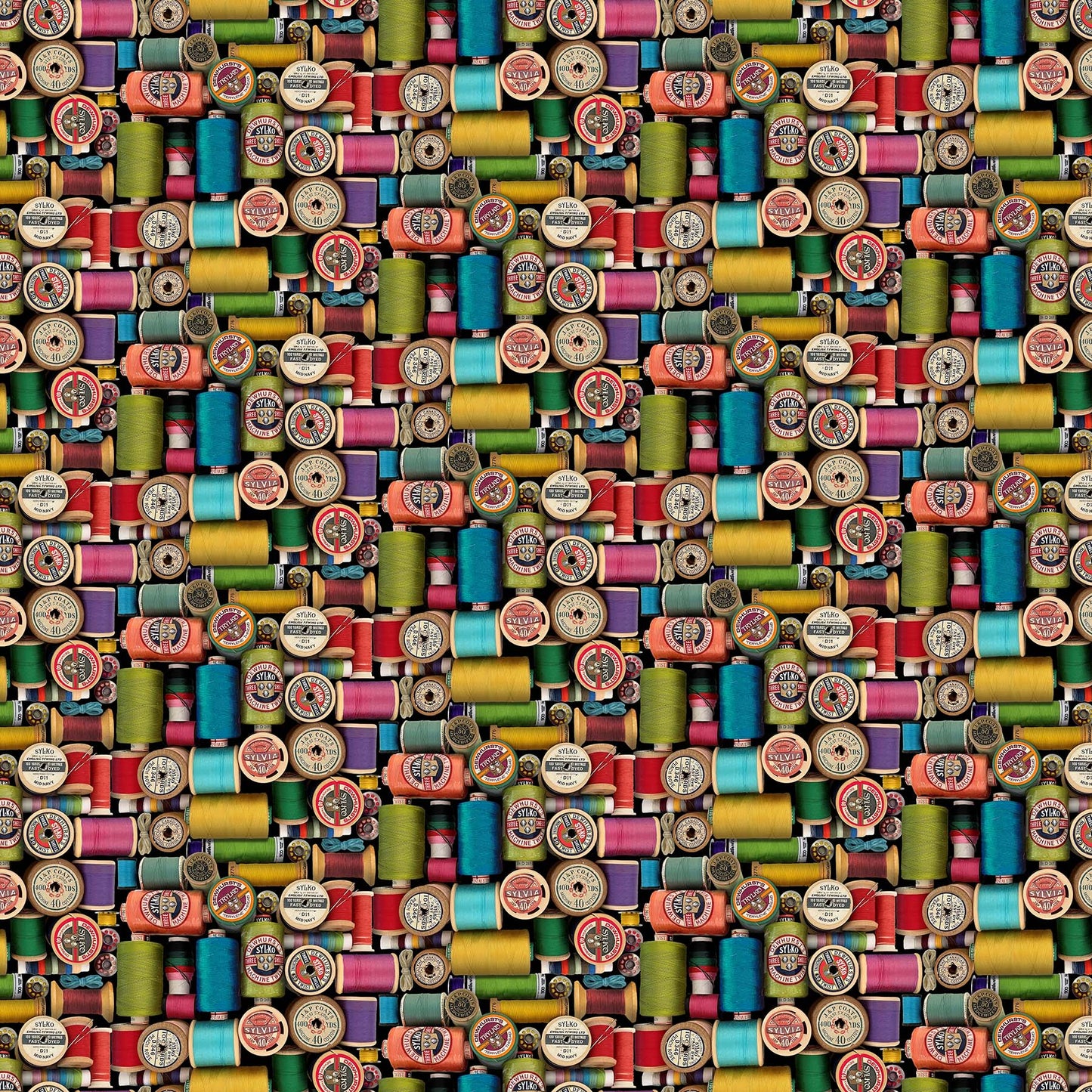 I've Got a Notion by Shelley Davies Threads  Digitally Printed   DP24538-99 Cotton Woven Fabric