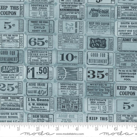 Junk Journal by Cathe Holden Ticket Sky 7416-17 Cotton Woven Fabric