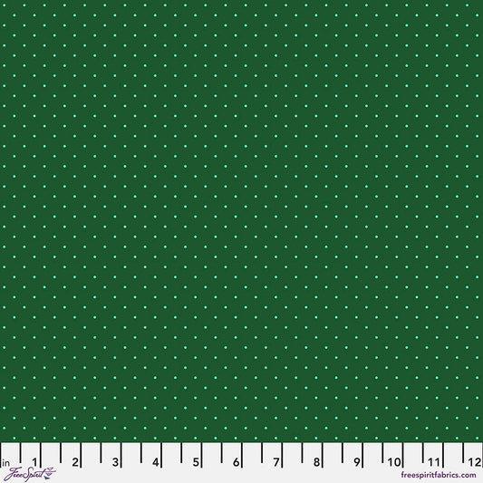 Tula Pink True Colors Tiny Dots  Lilypad    PWTP185.LILYPAD Cotton Woven Fabric