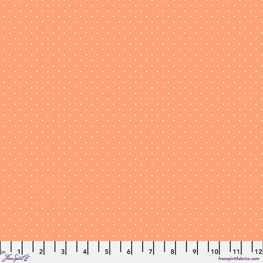 Tula Pink True Colors Tiny Dots  Peachy   PWTP185.PEACHY Cotton Woven Fabric