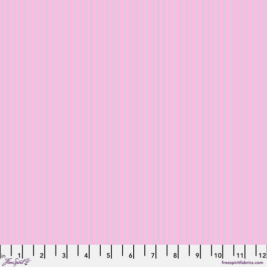 Tula Pink True Colors Tiny Stripes Petal    PWTP186.PETAL Cotton Woven Fabric