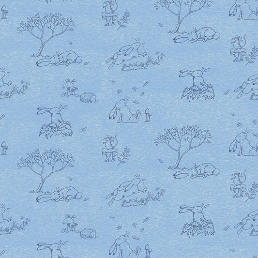 Licensed Guess How Much I Love You 2024 Toile Denim Y4248-88 Cotton Woven Fabric