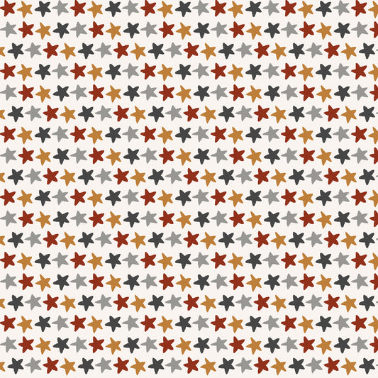 Water Babies by Sugarly Designs Tossed Stars Ivory 6690-39 Cotton Woven Fabric